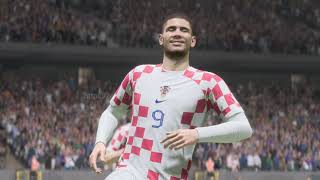 CROATIA vs SCOTLAND  FIFA EA CUP 22  Group A  No Commentary [upl. by Velma756]