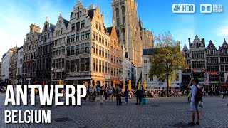 Antwerp Exploring City Centre  🇧🇪 Belgium 4K HDR Walking Tour [upl. by Zacek]