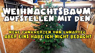 Weihnachtlicht Lunartec Weihnachtsbaum Kerzen LED FUNK [upl. by Sirahc]