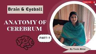 Anatomy of Cerebrum Part 1  Bangla Demonstration of Cerebrum  Viscera of Cerebrum  Cerebrum Demo [upl. by Riannon]