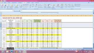 Group and UnGroup in Excel to visualize data [upl. by Gaves103]