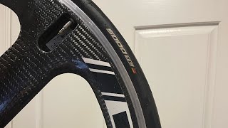 HED 3 Spoke clincher  TUBELESS setup wGP5k 25c [upl. by Gyimah]