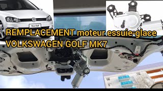 remplacer le moteur dssuieglaces arrière VOLKSWAGEN GOLF MK7 [upl. by Jaquith67]