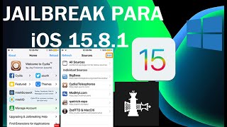 TUTORIAL ✅ JAILBREAK iOS 1581 NO Checkra1n en WINDOWS [upl. by Wilow]