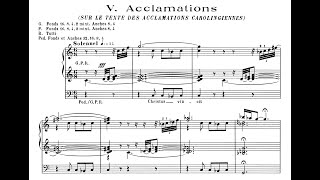 Langlais Suite médiévale  V Acclamations [upl. by Nishi208]