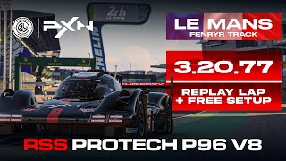 RSS PROTECH P96 V8  LEMANS Fenryr  32077  HOTLAP  SETUP FREE DOWNLOAD  WORLD RECORD [upl. by Bobbette]