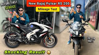 2023 Bajaj Pulsar RS 200 Mileage Test  Shocking Result 😱  Rs 200 Mileage In City  RS200 OBD2 [upl. by Araic]