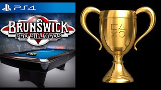 Brunswick Pro Billiards PS4 Trophy List LPOS [upl. by Pelaga]