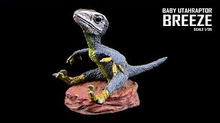 Rebor ™ Baby Utahraptor  Breeze  Unboxing amp Review [upl. by Nairrad216]