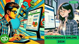 Accounts Receivable Aging Reports 4040 QuickBooks Online 2024 [upl. by Llibyc]