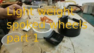 Grants shop Light weight spoked wheels part 1 model grantsshop [upl. by Lesh487]