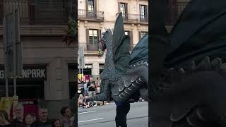 20242409 CAVALCADA DE LA MERÇÈ AL CARRER PELAI DE BARCELONA [upl. by Haila]