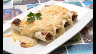 Receta de canelones de rabo al vino tinto  Karlos Arguiñano [upl. by Baalbeer831]