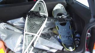 US Military magnesium amp Tubbs Xplore snowshoes [upl. by Neelhtac766]