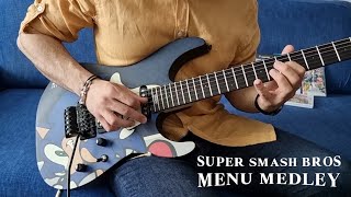 Super Smash Bros Menu Medley  Guitar Cover [upl. by Yessydo]