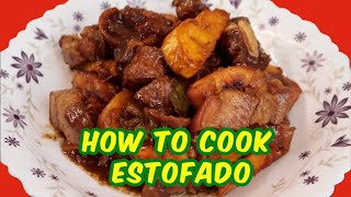 HOW TO COOK ESTOFADO  ESTOFADO NI MANG GORYO [upl. by Hinda]