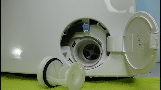 Cleaning Washing Machine Filter  Pump filter BEKO WMY 71483 LMB2  example movie 122 4bq [upl. by Diaz]