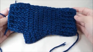 How To Crochet Fingerless Gloves [upl. by Nivlag157]