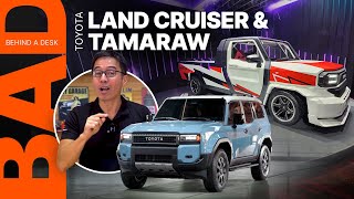 Say Hello to the New Toyota Land Cruiser Prado amp Toyota Tamaraw Concept  Behind a Desk [upl. by Roswald326]