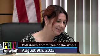 ThePCTVNetwork Presents Pottstown Committee of the Whole Aug 9th 23 [upl. by Evad]