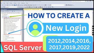 How To Create a New Login  User In SQL Server sql sqlserver [upl. by Nadaha713]