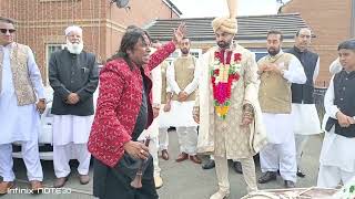 Ustad saghir Ali Khan safeer shahzad Dholi best dhol group Uk and Pakistan wedding dhol and dance [upl. by Inama956]