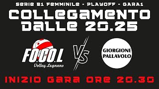 FOCOL Legnano  Giorgione  Gara1 Playoff Serie B1 Femminile [upl. by Aneehta]