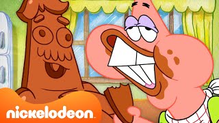 Patrick DEVOURING Food For 40 Minutes Straight 😋🍽️👅  Patrick Star Show  SpongeBob [upl. by Eiramacissej284]