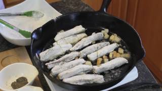 Pan Fried Capelin  Traditional Newfoundland  Bonitas Kitchen [upl. by Blythe]