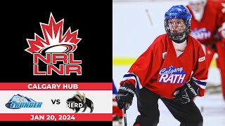 202324 NRL Calgary Hub ⭕ BC Thunder vs Manitoba Herd Jan 20 2024 [upl. by Erialc]