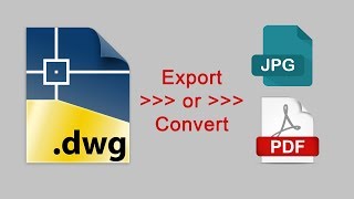 How to export autocad to pdf jpg [upl. by Moraj19]