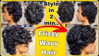 How to Fix FrizzyWavy Hair MEN  QUICKLY [upl. by Manville395]