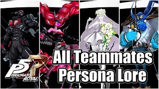 Persona 5 Royal  All Teammates Persona Lore Showcase  All Tiers English [upl. by Vincentia730]