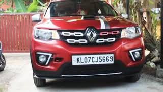 Renault kwid with Daytime running lights [upl. by Megan736]