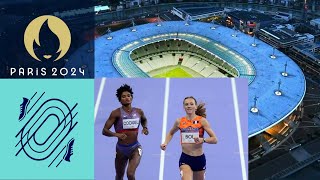 WOMEN 400M HURDLES SEMI FINAL 3 AT PARIS 2024 OLYMPICS REACTION [upl. by Gayelord]