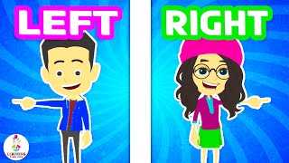 LEFT and RIGHT  The DIRECTIONS for KIDS  Easy Learning Videos for Toddlers [upl. by Yessac]