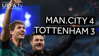 MANCHESTER CITY 43 TOTTENHAM UCL HIGHLIGHTS [upl. by Elleral353]