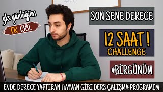 Evde DERECE YAPTIRAN Günlük Rutinim ve Ders Programım  Çalışma Günlüğüm VLOG  yks2022 [upl. by Arlen519]