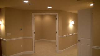 Finished Basement Ideas Walkthrough [upl. by Oicapot939]