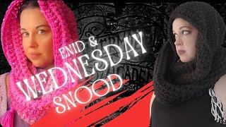 Wednesday amp Enid Crochet Snood [upl. by Reba]