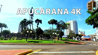 6 APUCARANA 4K v2 Dirigindo na Área Central  Parana BRASIL UHD DRIVE Como é o Centro de Apucarana [upl. by Storz737]