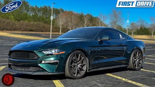 2019 Ford Mustang Bullitt  First Drive [upl. by Eeliram]