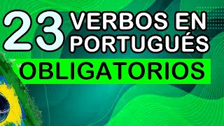 Atención Verbos obligatorios para hablar portugués [upl. by Ennayar]