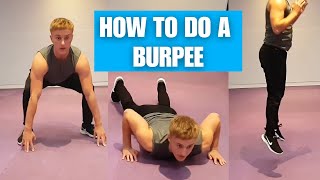 Burpees for Beginners STEP BY STEP GUIDE [upl. by Halihs572]