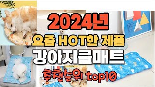 2024년 인기 가성비 강아지쿨매트 추천 TOP10 [upl. by Kcirdle]