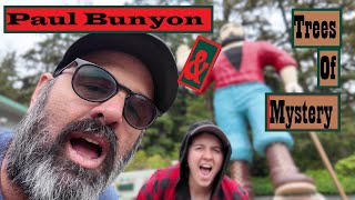 Paul Bunyon And The Trees Of Mystery  The Redwood Forest [upl. by Eneloj668]