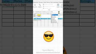 Como crear un calendario en excel con una sola funcionexcel excelavanzado mastercontadorgabriel [upl. by Amato]