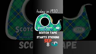 Scotch Tape Makes Its Debut Today in History shorts short shortvideo [upl. by Lebasiram]