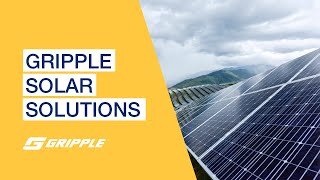 Introducing Gripple Solar Solutions  Lightweight products heavyweight performance [upl. by Ellekcir]