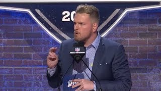 Pat McAfee Hilariously ROASTS the Titans During Colts Selection 😂  2019 NFL Draft [upl. by Viv332]